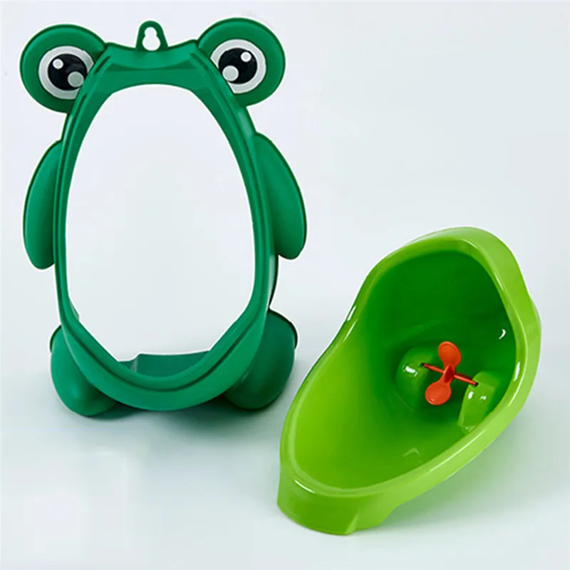 

Boy's Portable Potty Urinal Standing Toilet Penico Frog Shape Wall-Mounted New