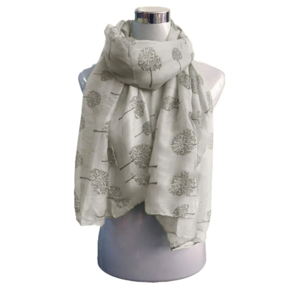 2019 Shawl Scarf Spring Women Printed Dandelion Soft Chiffon Wrap Wraps Scarves Clothing Beauty Friend Gift H1812 |