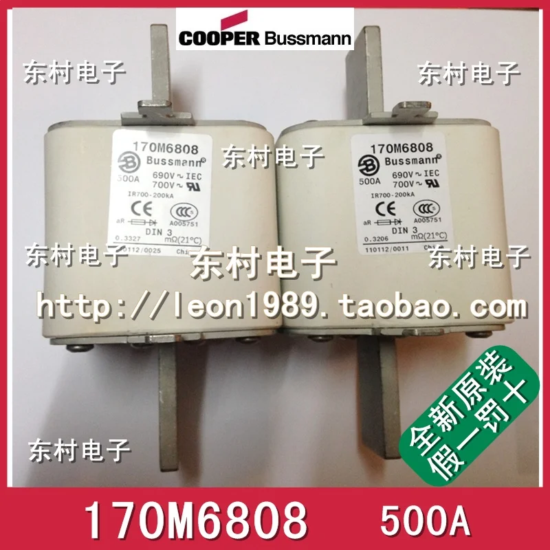 

[SA]United States BUSSMANN fuse fuse 170M6808 170M6808D 500A 690V / 700V
