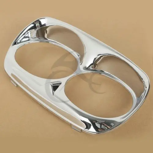 Хромированная накладка на фару ободок внешний обтекатель для Harley Road Glide 98 13|cowl neck