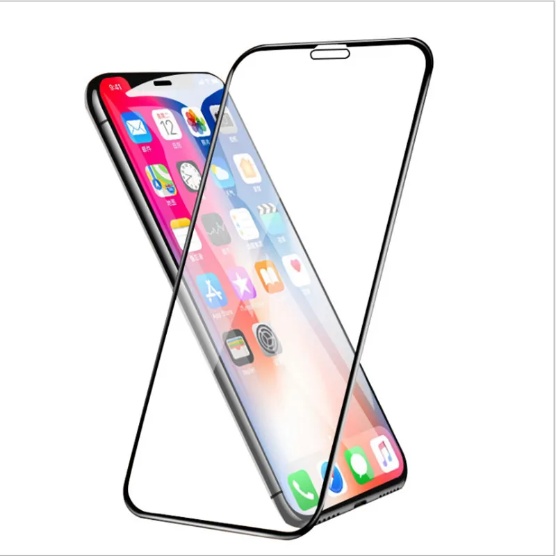 Закаленная пленка для iphone xs Apple x полный экран xr Шелковый два прочный ремень max mobile