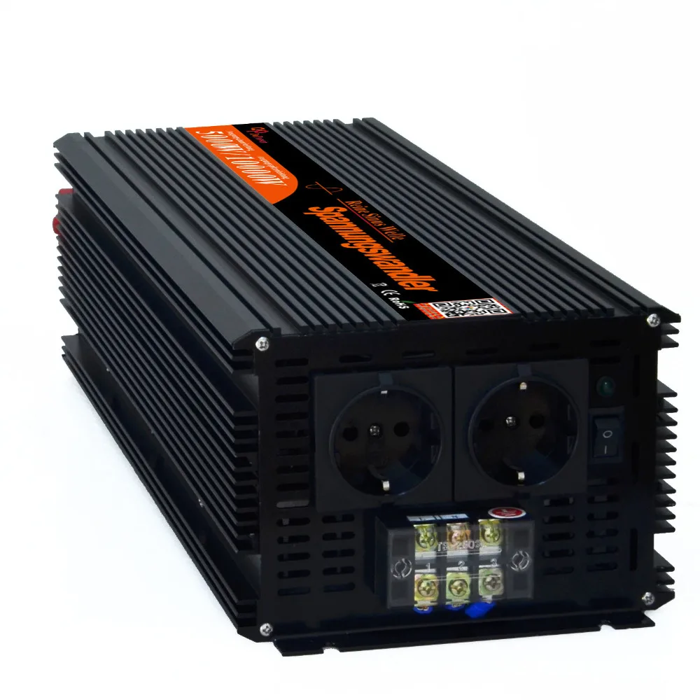 Инвертор 5000 Вт DC 24 В AC 220 230 Чистая синусоида пиковая мощность 10000 Вт|dopower inverter|pure