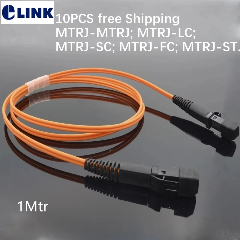 10 шт. MTRJ 1 м Patchcord мм LC FC SC волоконно оптический джемпер 1mtr дуплекс 50/125 62 5/125um