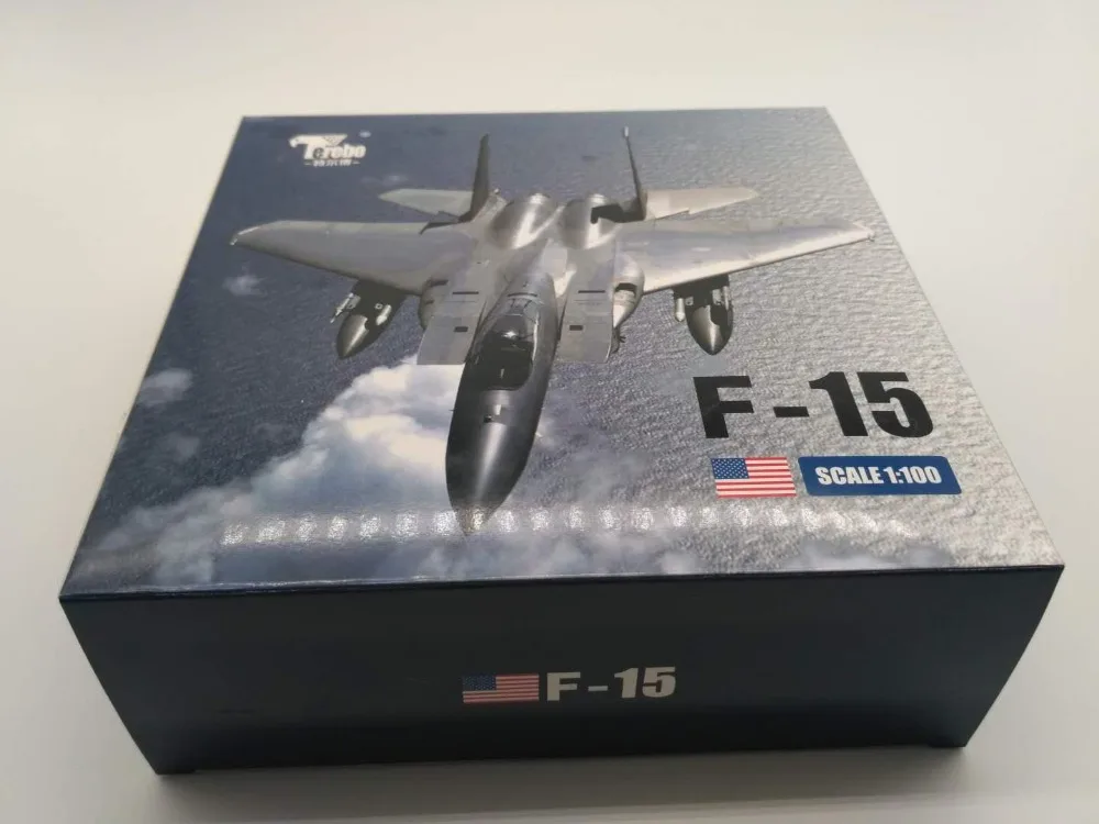 1:100 масштаб, новинка, F-15, Орел, самолет, литая модель, ВВС США, тактический истребитель для детей, коллекция рождественских подарков