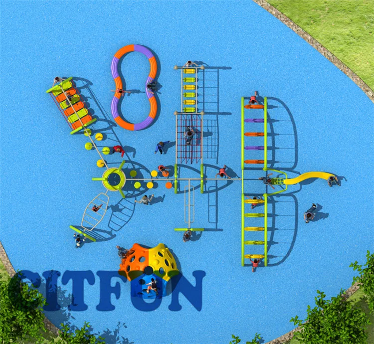 Красочные индивидуальные функции скалолазания детская площадка оборудование OP16