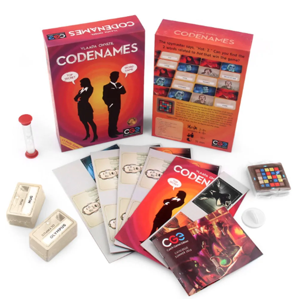 Конфиденциальные codenames семейная настольная игра вечерние карточная игра