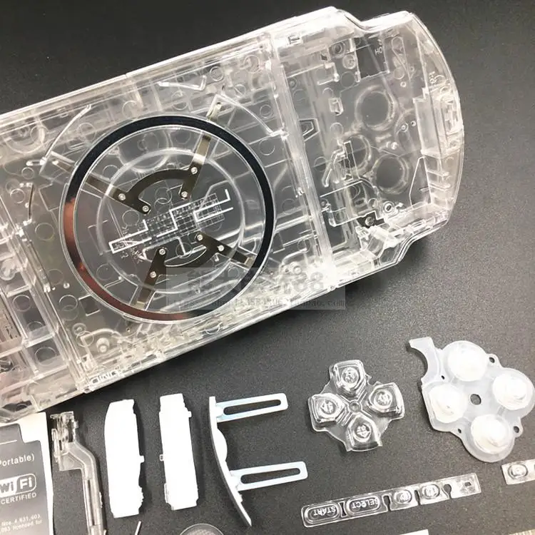 Прозрачный чехол для PSP 3000 игровая консоль Сменный Чехол с полным корпусом