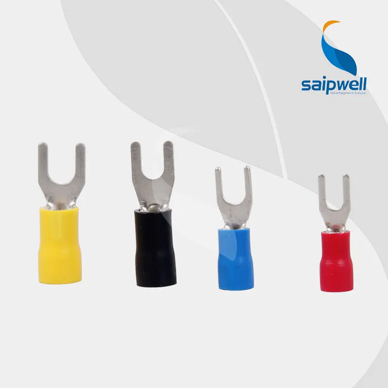 (500 шт./лот) медный Furcate предварительно изолирующий терминал 0 5 ~ 1 мм проводник