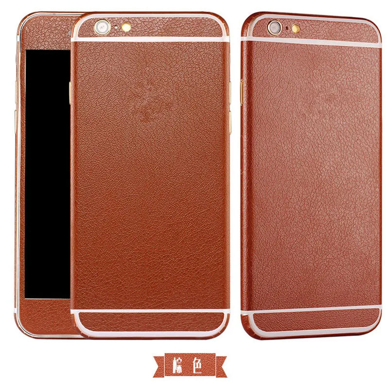 Full body leather Skins Protective Film Back Wrap Skin Cellphone Body Sticker For iphone 5 se 6 6s/ 6plus |