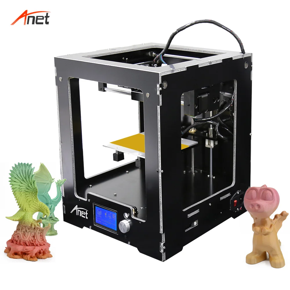 Anet A3S 2019 3d принтер высокого разрешения для продажи Полностью Собранный