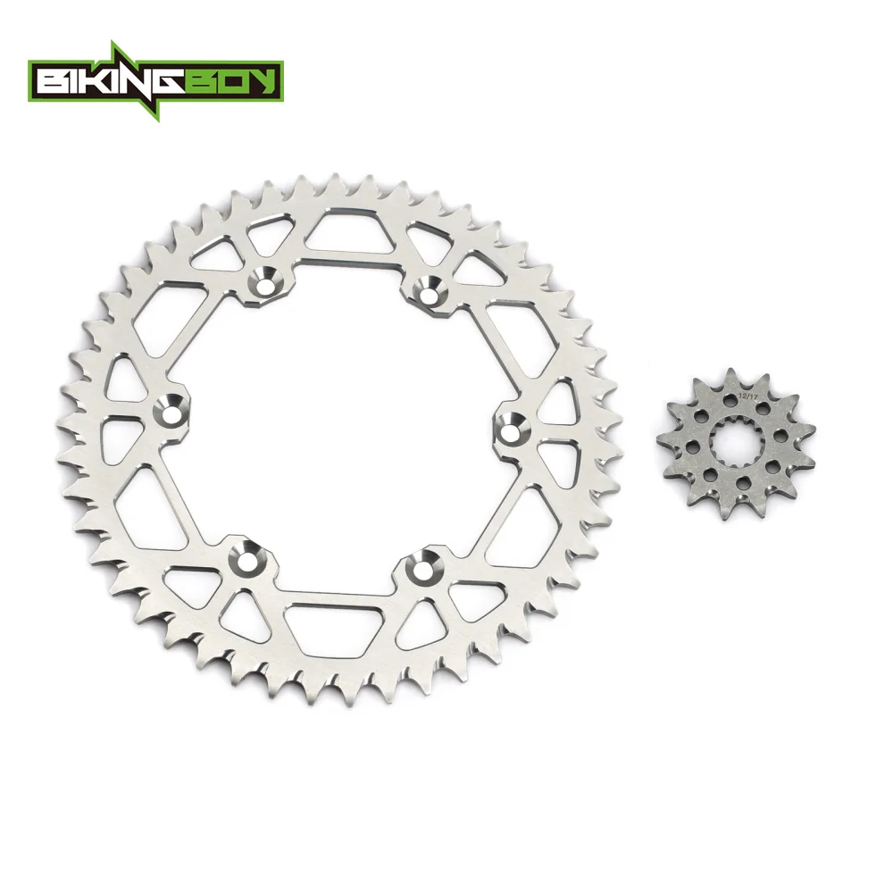 BIKINGBOY передняя 13T Задняя 48 T 52 Звездочка для Kawasaki KX 250 1994 2008 94 95 96 87 98 99 01 02 03 04 05 06 07