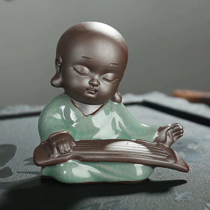 Набор для приготовления чайного сервиза Ge FIR Qin фигурки Будды Maitreya маленький