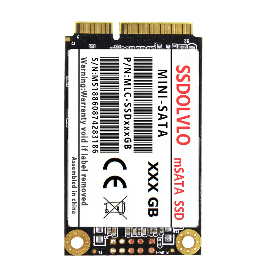Твердотельный накопитель mSATA SSD SATA3 III 6 ГБ/сек. SATA II 32 Гб 64 128 ГБ 256 512 1 ТБ HD