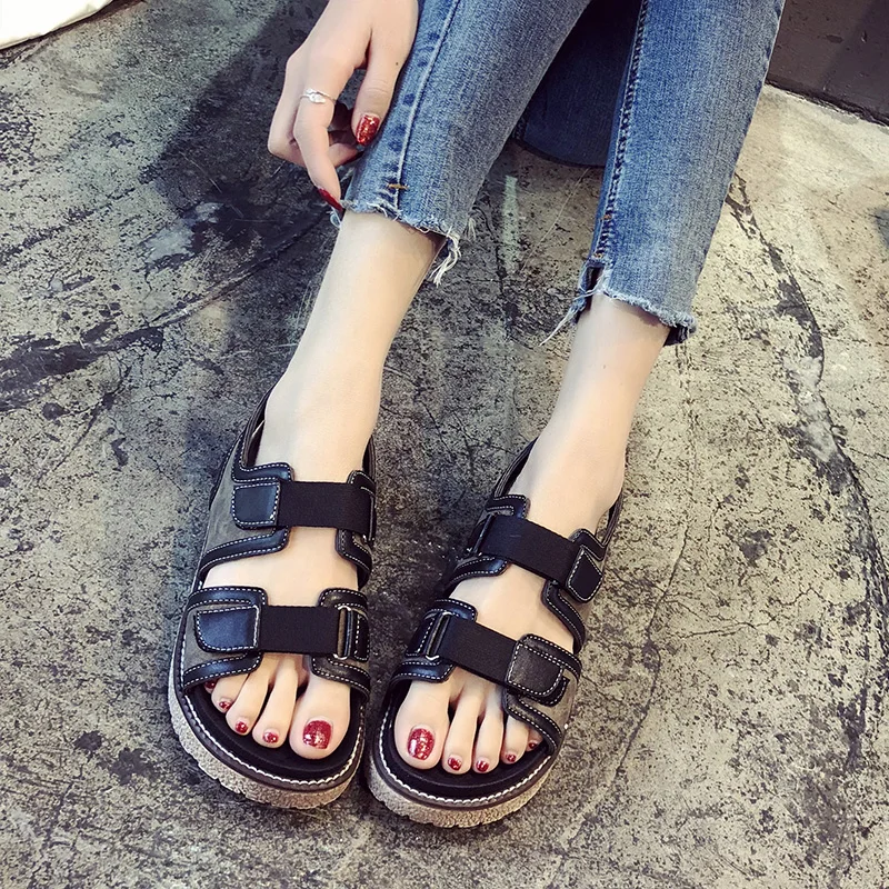 2018 Summer Sandals Women footwear Open Toe Platform Gladiator Casual Shoes High quality fashion student shoes | Обувь