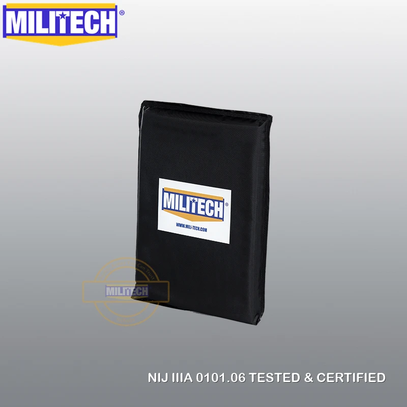 MILITECH 8 ''x 10'' NIJ IIIA 3A 0101 06 &amp 07 HG2 арамидная мягкая пуленепробиваемая панель