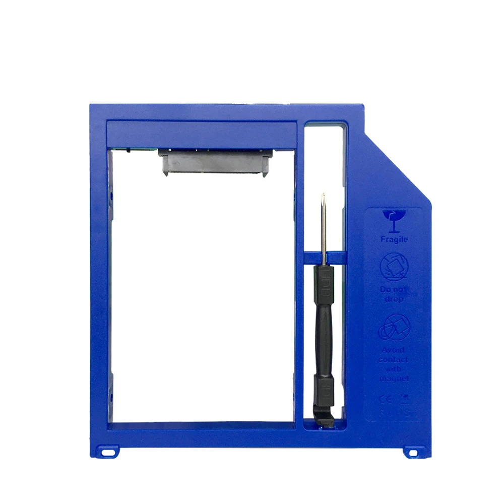 Sunvalley 2nd HDD Caddy 9 5 мм пластиковый чехол 2 дюйма для SSD SATA к 3 Apple Macbook Air Pro 13 &quot15&quot 17