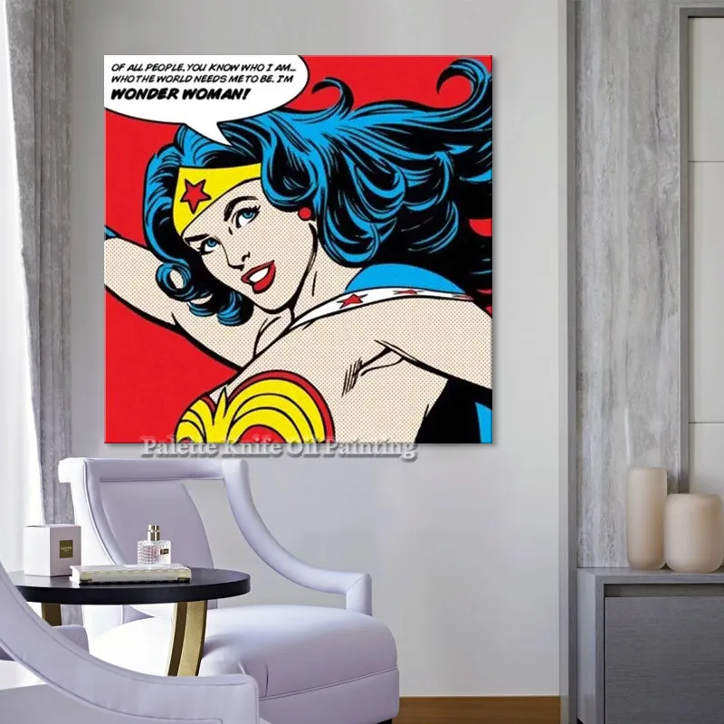 POP Книги по искусству живопись на холсте Street Книги по искусству Andy Warhol картина маслом Ручная роспись стены Книги по искусству фотографии для гостиной домашнего decoration03