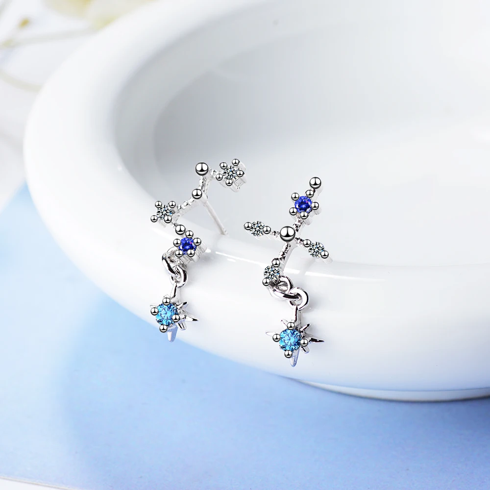 Punk Statement 925 Sterling Silver Earrings Hand Love Heart For Women Ear Studs Party Wedding Jewelry Pendientes | Украшения и