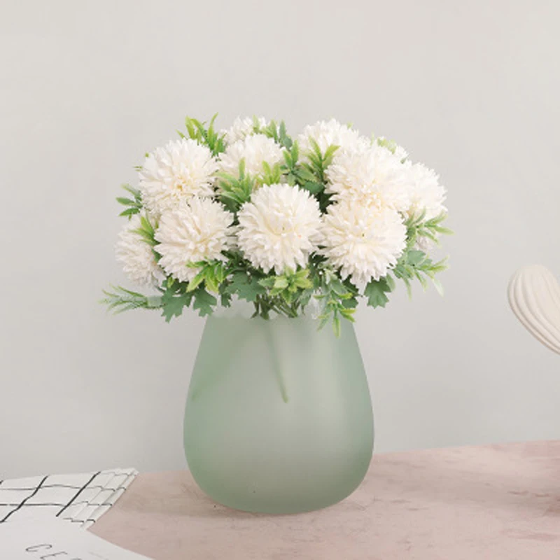 5 Heads/pc Artificial Dandelion Flower Ball Simulation Real Touch 7 Styles Fake Home Decoration Wedding Holding KGH0033 | Дом и сад