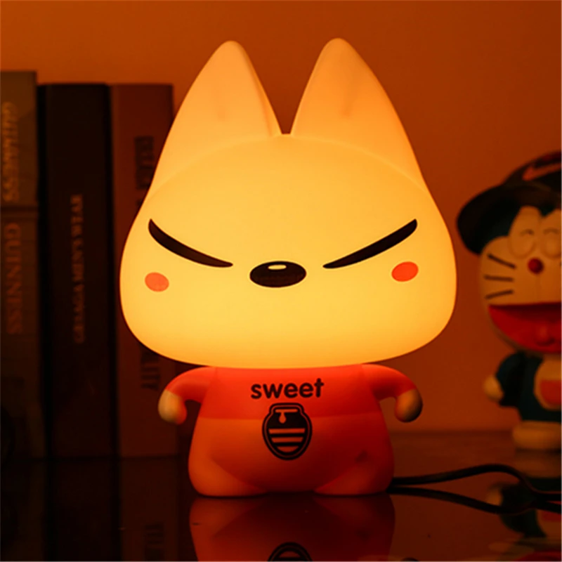 Медведь лампы Кормление ночные огни детская Спальня Гостиная Home Decor Sowoto подарок