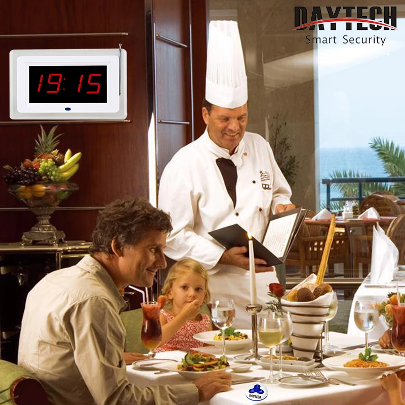 DAYTECH беспроводной сервис кнопка вызова пейджер панель с передатчиком Coaster