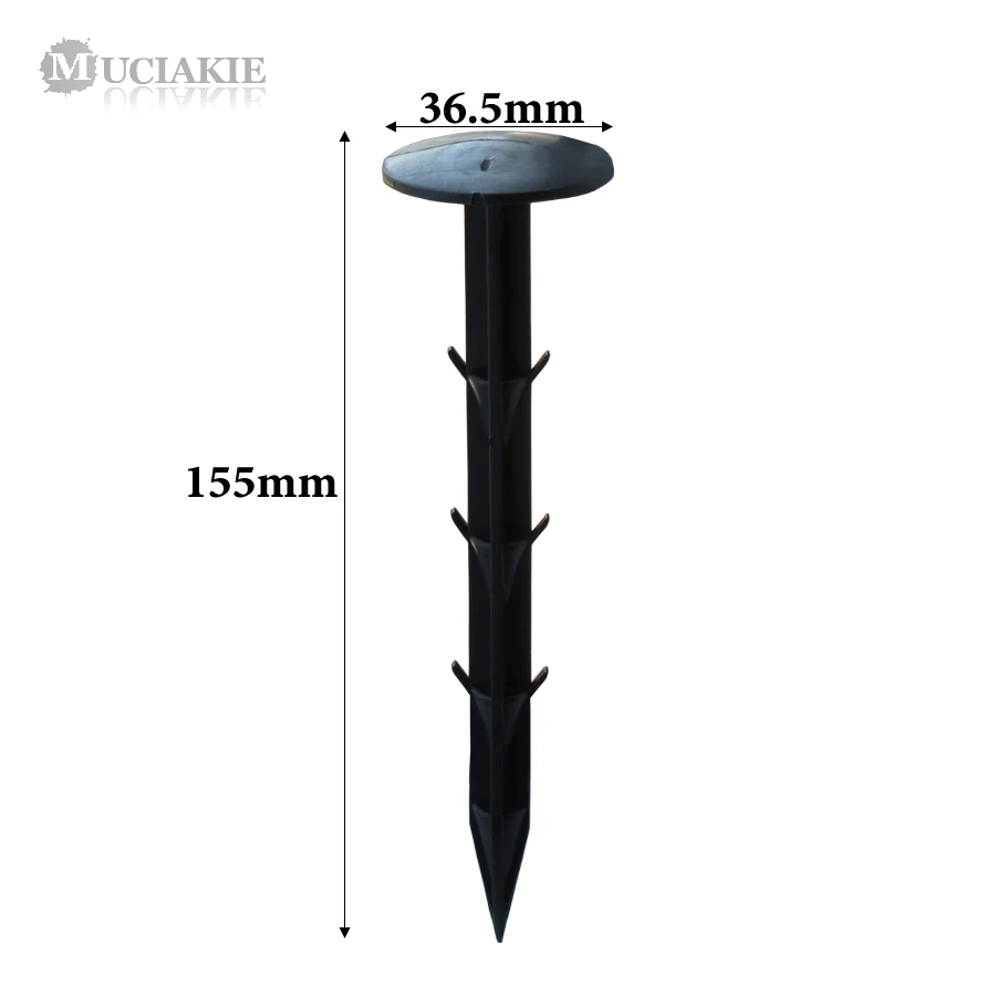 MUCIAKIE 50PCS 16cm Plastic Barb Gourd Stakes Cover Fixed Anchor Peg Garden Greenhouse Shading Net Anti Bird Netting Stake | Дом и сад