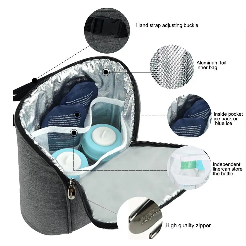 Сумка для детской бутылочки мини сумка хранения грудного молока маленького