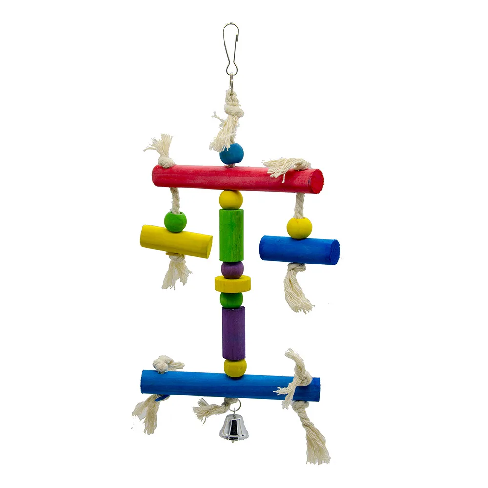 

1PCS Wooden Parrot Toy Various Bird Toys Small Pet Supplies