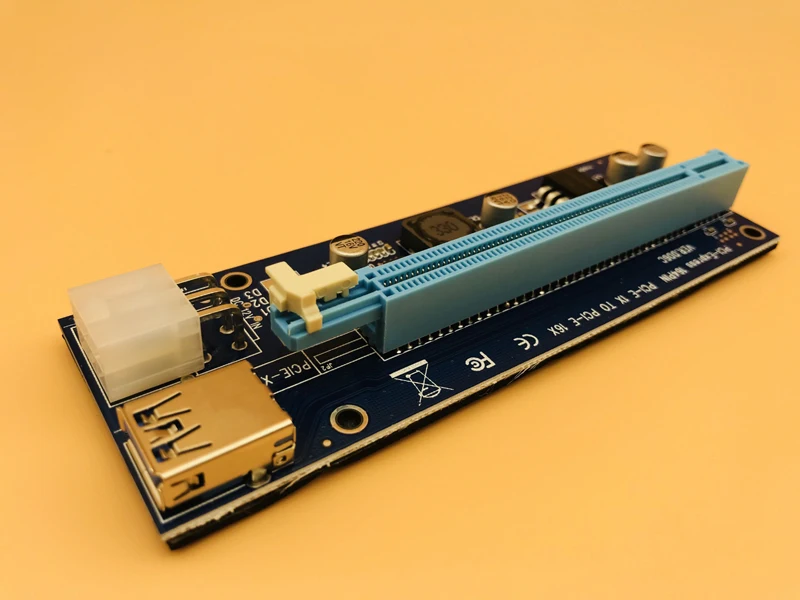60 см USB 3.0 PCI E Riser Express 1X до 16X карта SATA к 6Pin кабель питания для BTC майнинга биткоинов