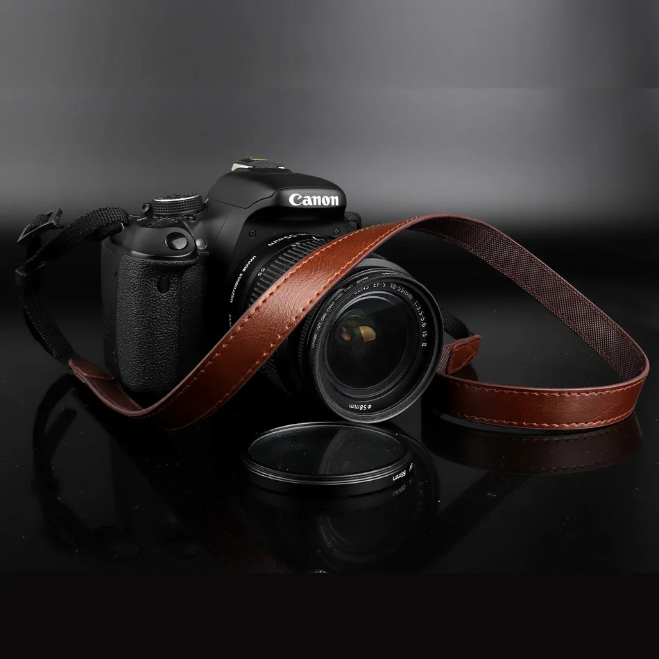 PU кожаный плечевой ремешок для камеры шеи винтажный ремень Canon SX60 SX50 SX540 SX530 SX520 SX510