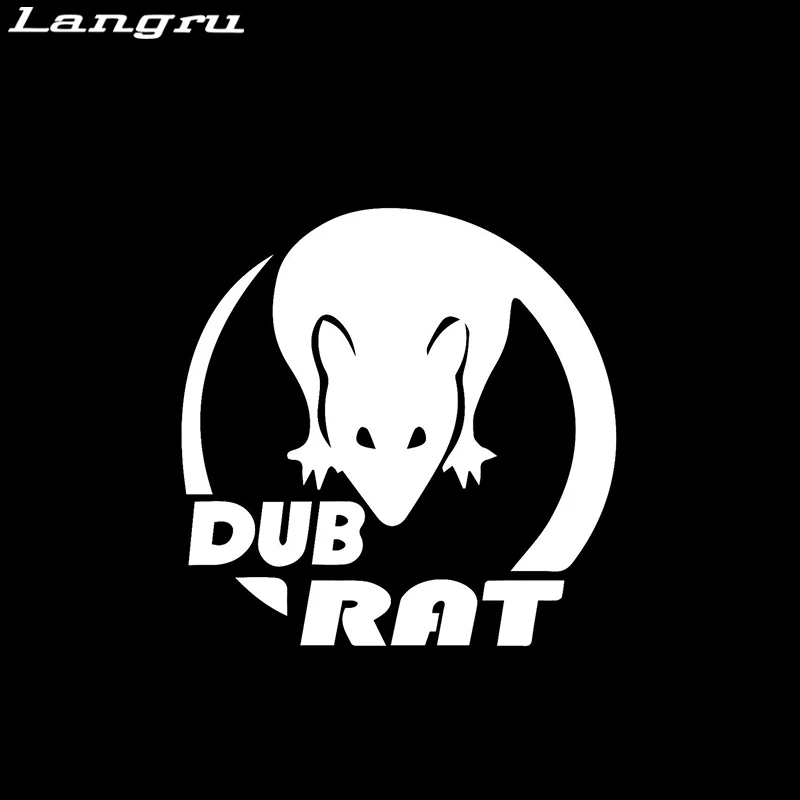 Langru Dub Rat модная виниловая наклейка с животными автомобильные наклейки