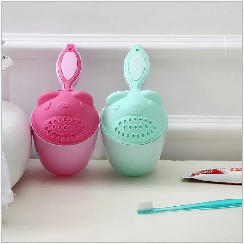 Детские шапочки для ванны с рисунками из мультфильмов шампуня Ложки душа детские