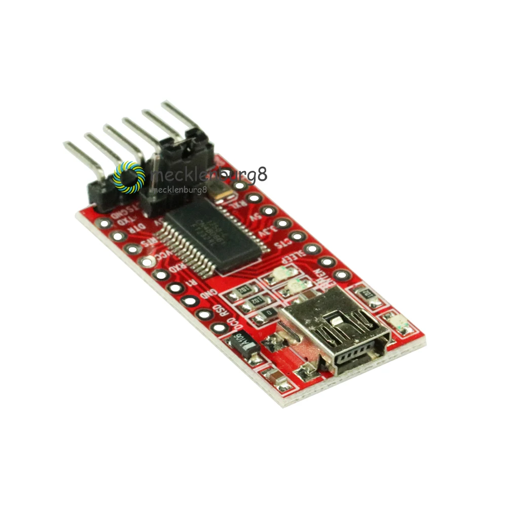 Последовательный модуль платы адаптера FT232RL FT232 FTDI USB к ttl 3 В 5 для мини-портов и