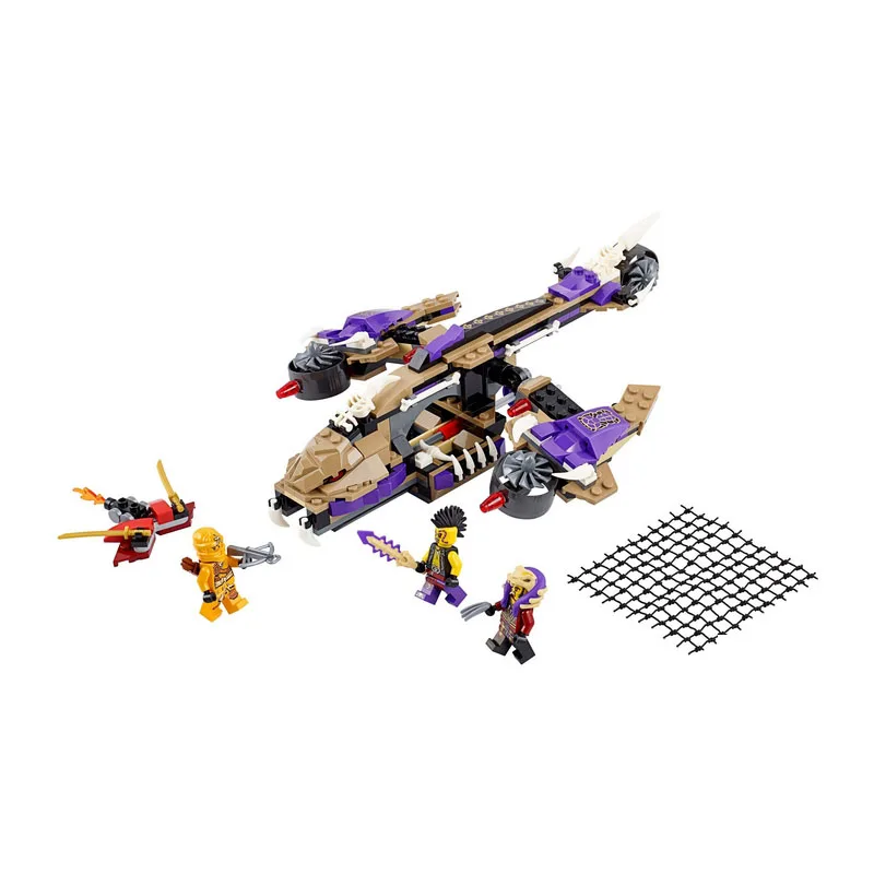 Совместимость Legoe giftse 310 шт. 10321 Anaconda хищников вертолет оружие Ninjagoe Гром Мечник