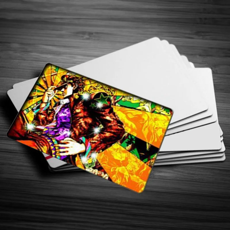 10 шт./компл. JOJO приключения Джоджо Золотой ветер Giorno Giovanna наклейки карт DIY Матовый наклейка телефон Водонепроницаемый наклейки