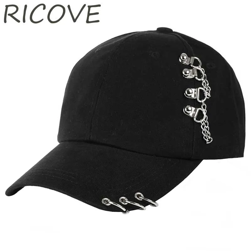 Бейсбольная кепка с кольцами корейские железные головные уборы для мужчин и