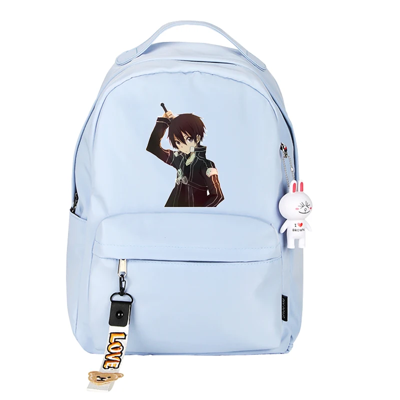 Рюкзак для ноутбука с принтом Sword Art Online Rugzak школьные сумки SAO девочек подростков