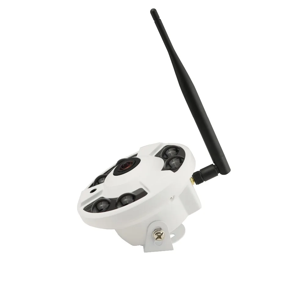 Hjt Дополнительный аудио HD 720 P IP Камера Беспроводной Wi-Fi Fisheye широкоугольный купол