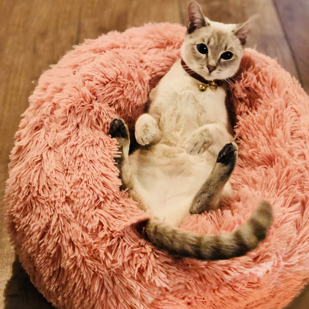 Кошка зима теплый спальный мешок с удлиненным плюшем супер мягкая подстилка для
