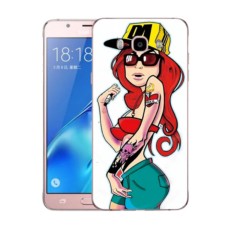QMSWEI Soft Tpu Clear Phone Case For Samsung Galaxy A3 A5 2016 2017 prime J1 J2 J3 J5 J7 Painted Sexy Girls Lips Free shipping |