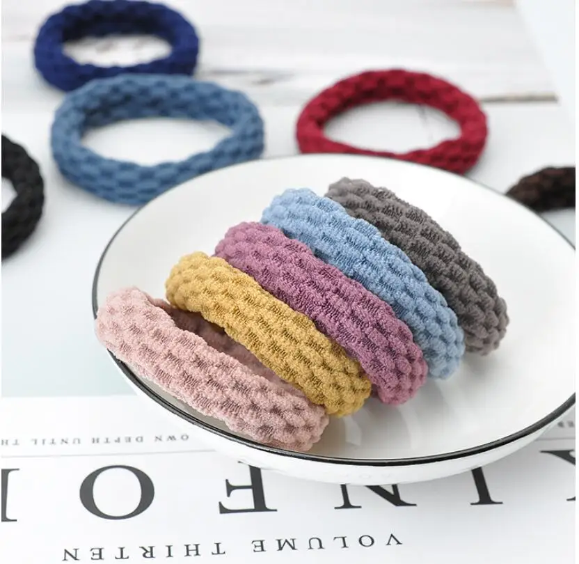 10 шт./партия женские нейлоновые резинки для волос