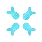 Многоразовые пластиковые мягкие мини-щетки, шт.упак. многоразовых пластиковых кисточек 50 средства для снятия накладных ресниц цветов