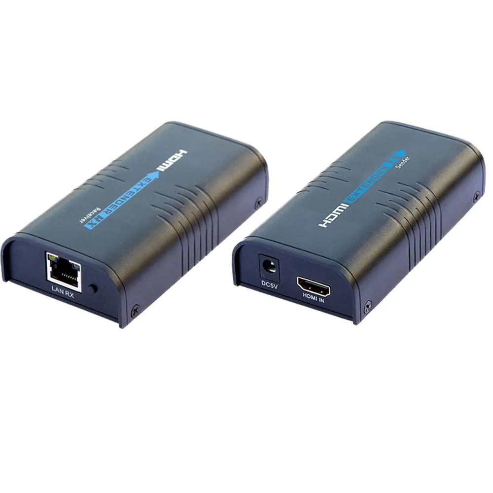 1080P HDMI удлинитель HD одноканальный Сетевой Ретранслятор до 120 м по IP/TCP UTP/STP CAT5e/Cat6 LAN