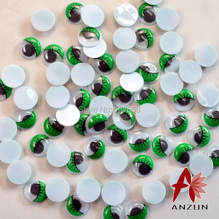 

100 шт., пластиковые глазки для кукол, 8/10/12/15 мм