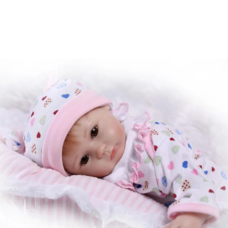 NPK 42 см Reborn Baby Dolls мягкая силиконовая кукла для новорожденных хлопковая игрушка