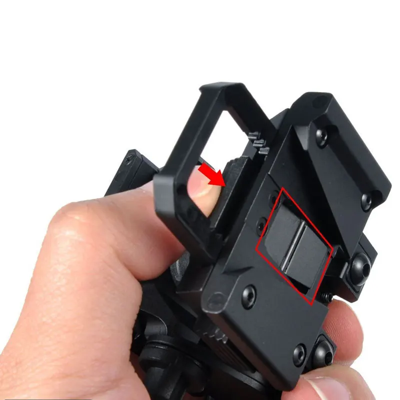 Металлический адаптер для шлема Wilcox L4 G24 быстрый NVG с ЧПУ быстрого видения черный