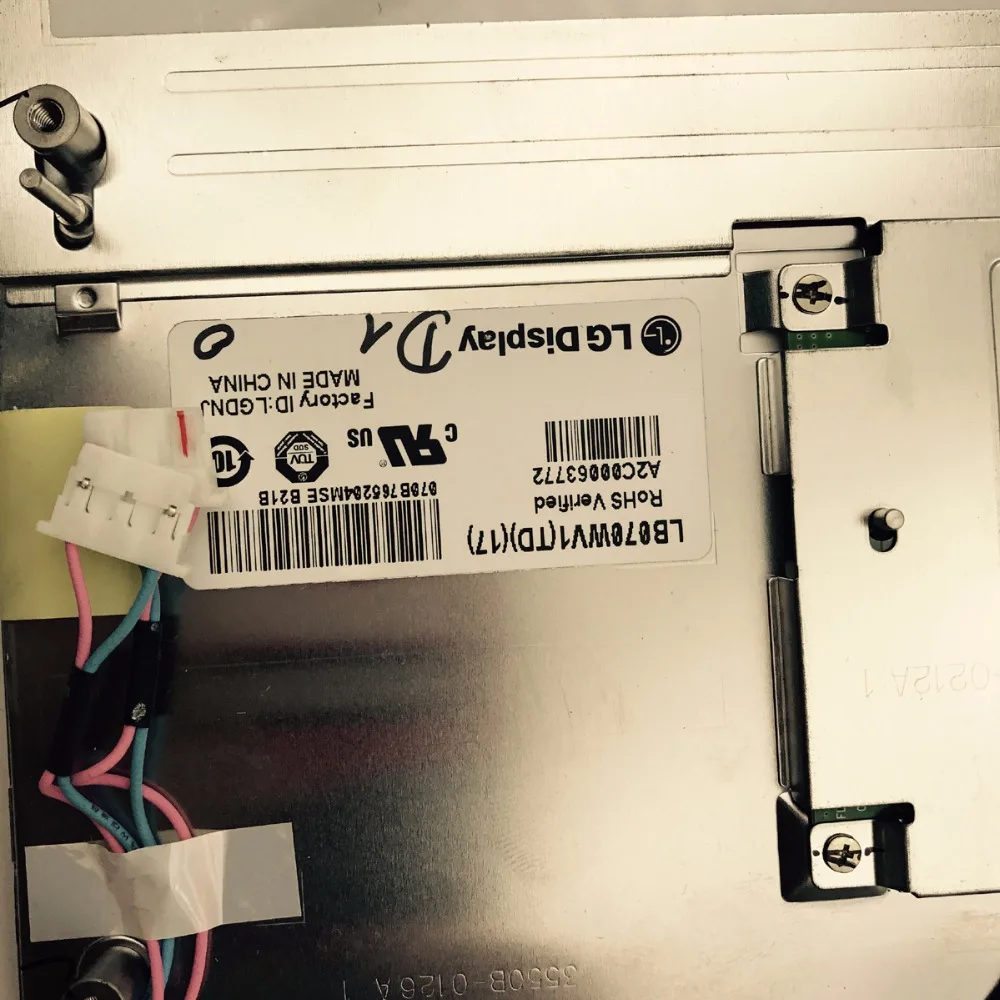 Абсолютно новый и оригинальный LB070WV1 TD17 (TD) (17) 7 дюймовый TFT ЖК дисплей для Mercedes car dvd