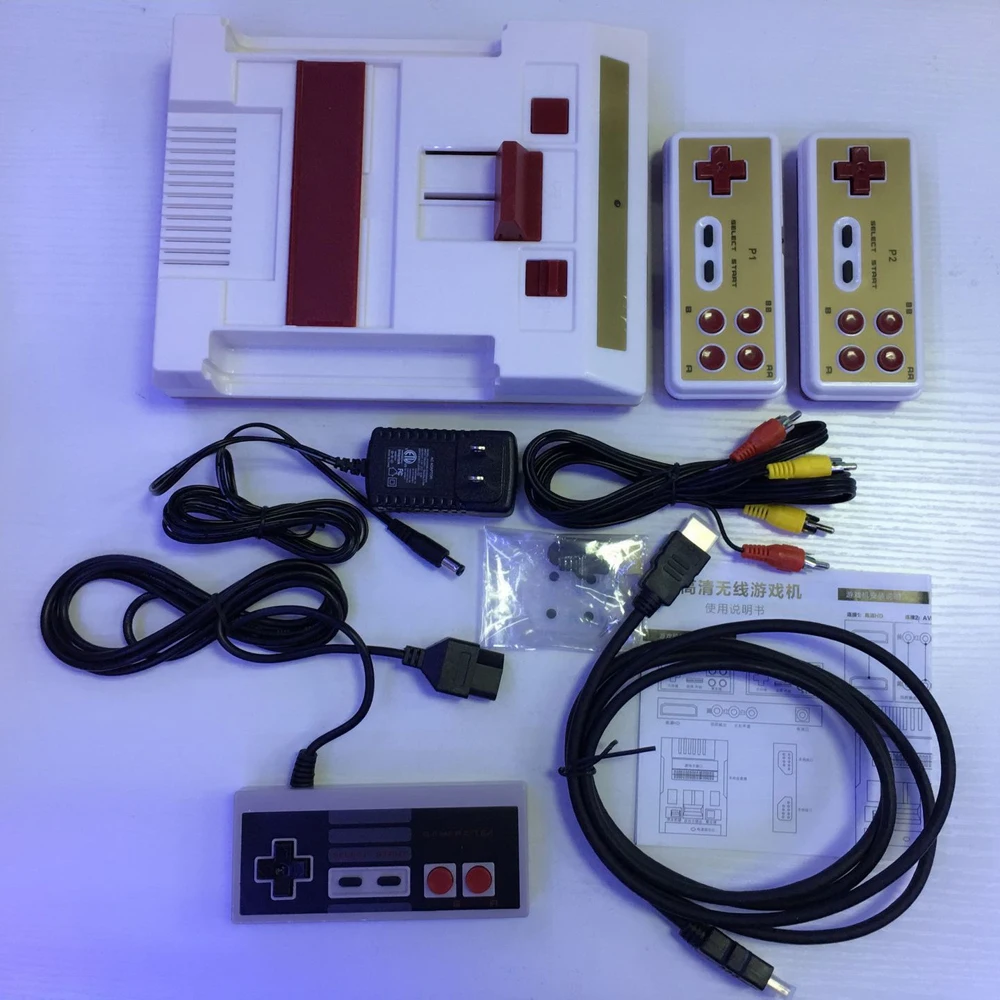 Беспроводной контроллер Xunbeifang HDMI для ТВ игр 8 битная игровая консоль FC NES 88