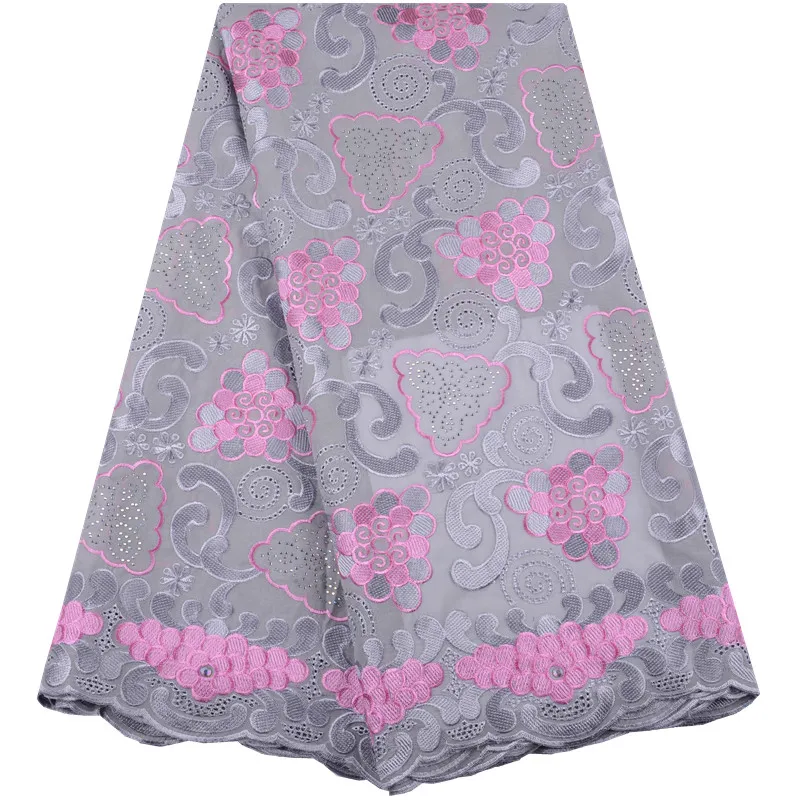 Африканская хлопчатобумажная кружевная ткань 2019 высокое качество кружева