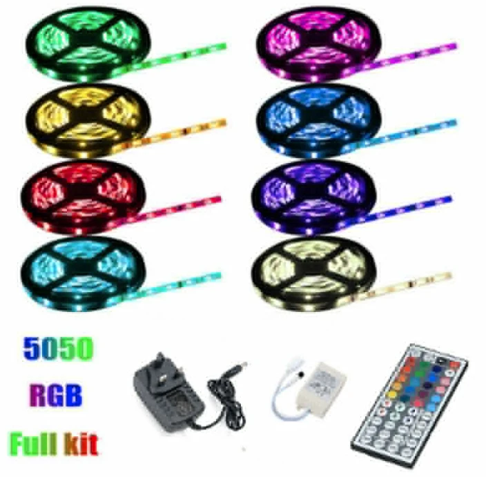LED Stripe RGB Bar 5050 SMD Band Lights Light Lamp Fairy 1-5M Lighting household products | Освещение